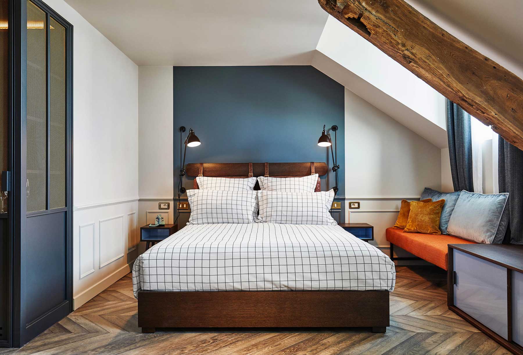 Roomy bed