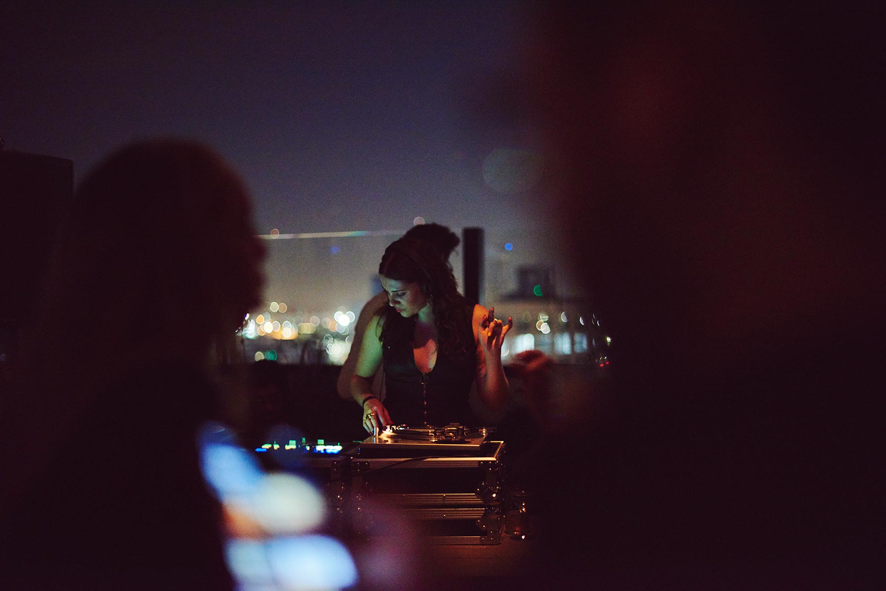 DJ at a party