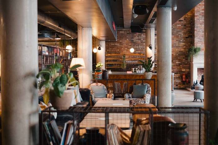 Lobby area in The Hoxton, Shoreditch