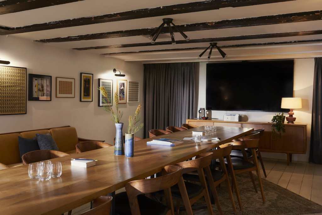 Not an actual living room, but a meeting space in The Hoxton Amsterdam