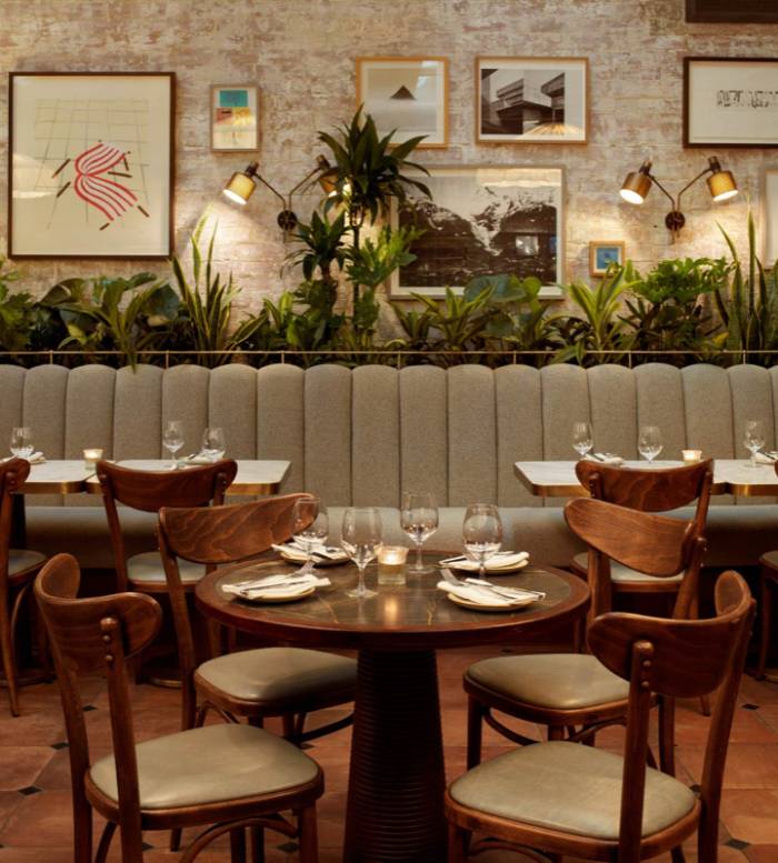 Table for four at Rondo