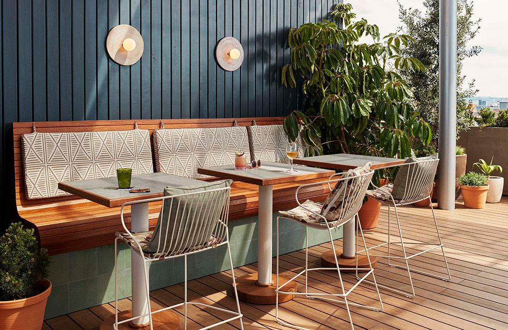 Outside seating